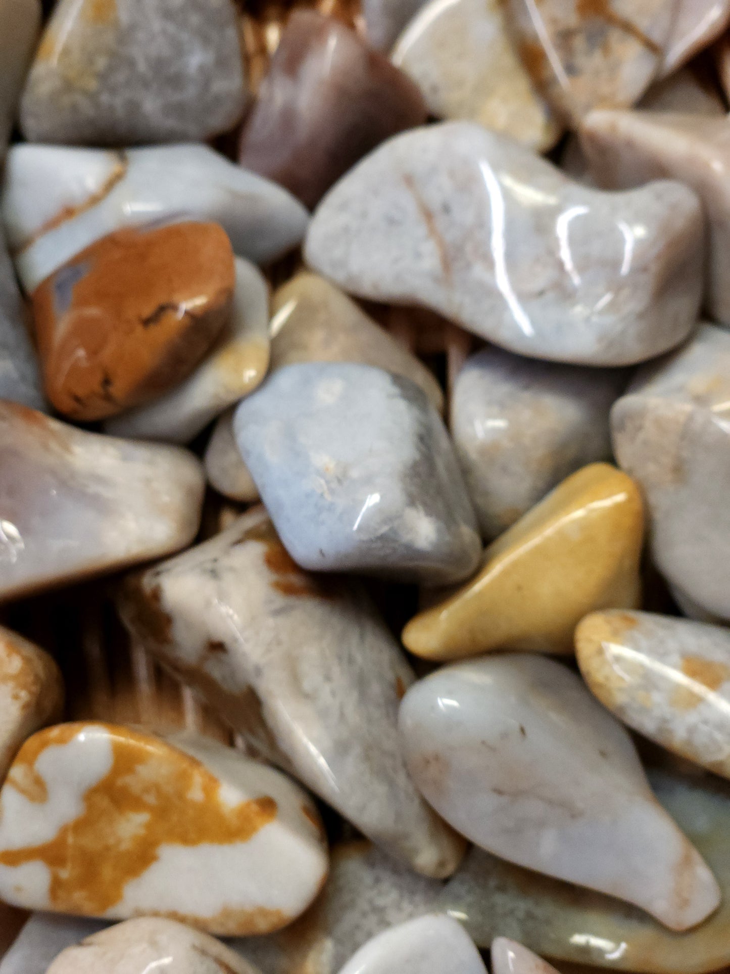 Blue Chalcedony Tumbled Stone