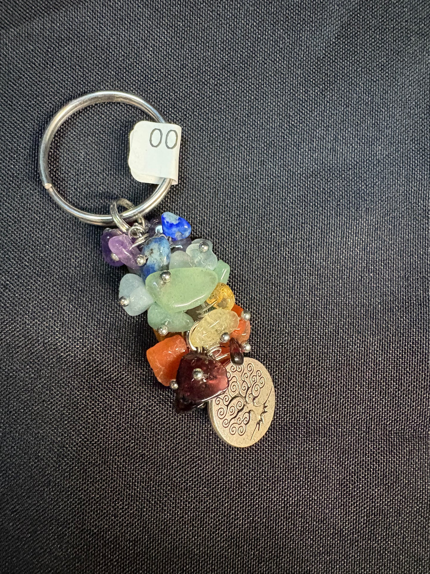 Roots and Wings Chakra Keyring