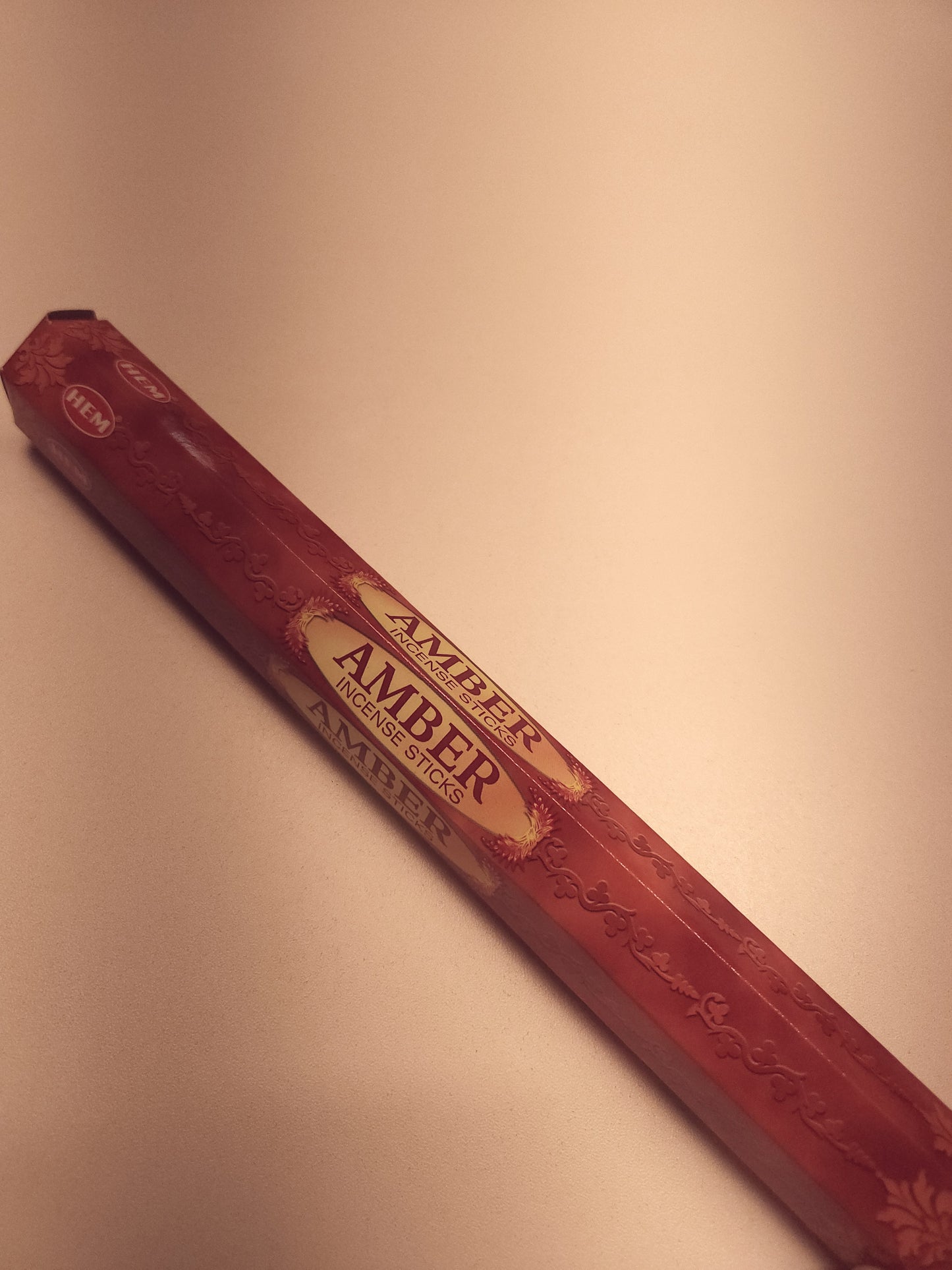 HEM Amber incense sticks.