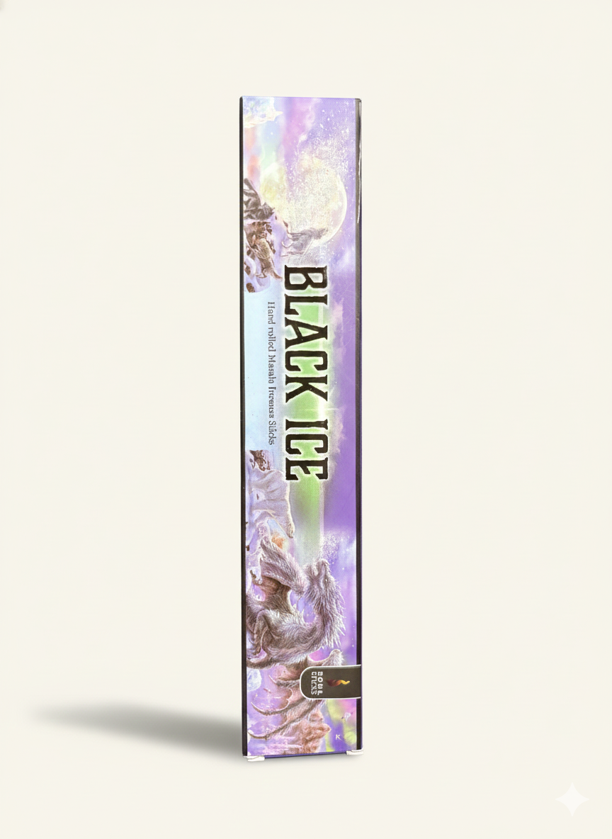 Soul Sticks Black Ice Hand-Rolled Masala Incense