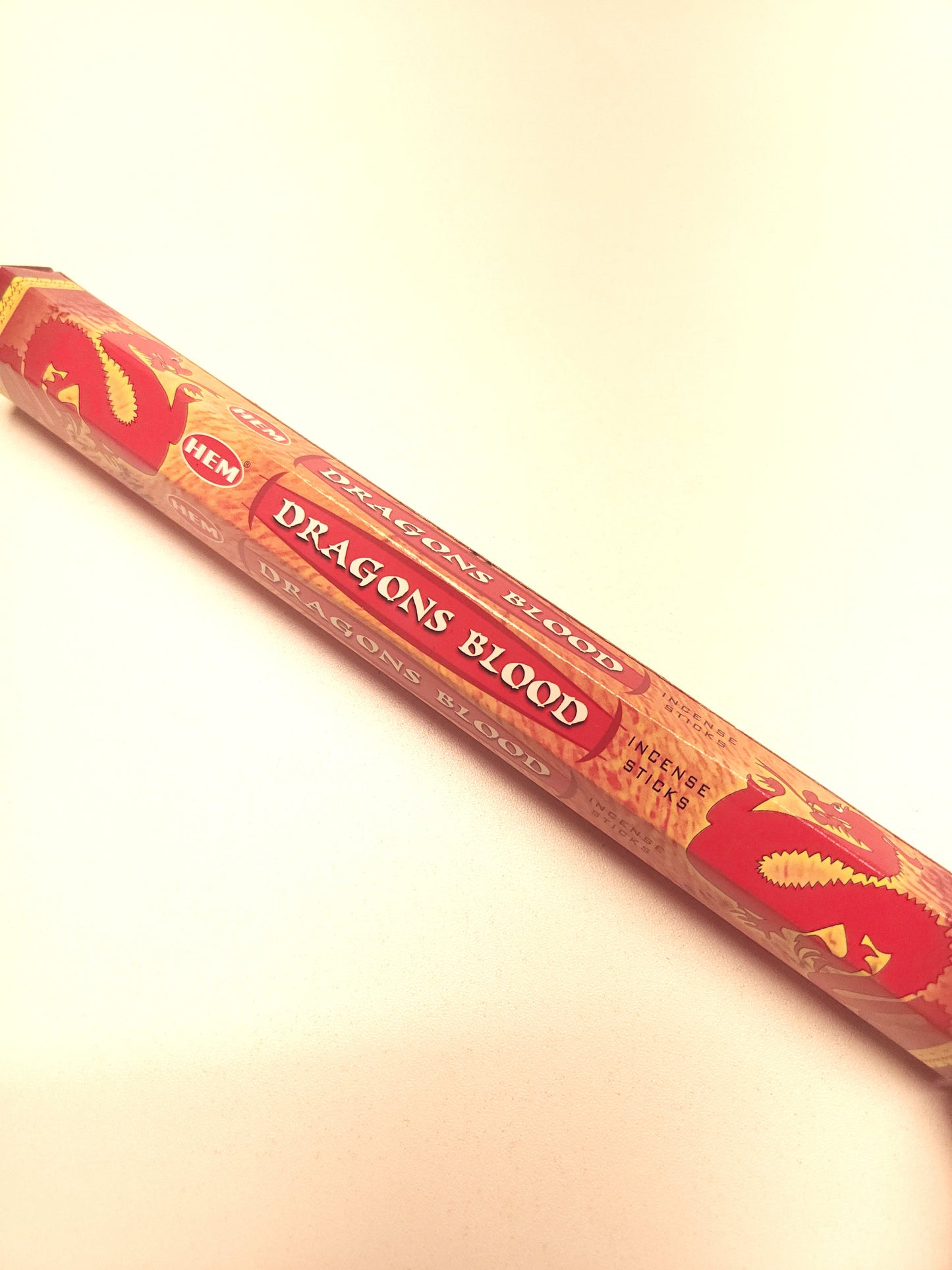 HEM Dragons Blood incense sticks.