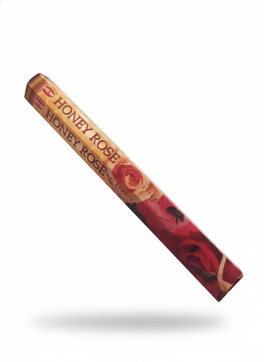 HEM Honey Rose incense sticks.