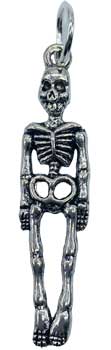 1 1/2" Skeleton Amulet