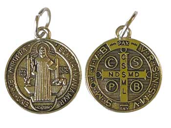 3/4" St Benedict Amulet