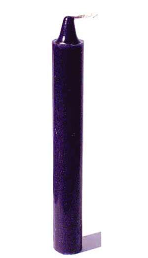 Purple 6" Household Candle