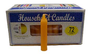 (set Of 72) Orange 4" Household Candles