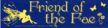 Friend Of The Fae Bumper Sticker