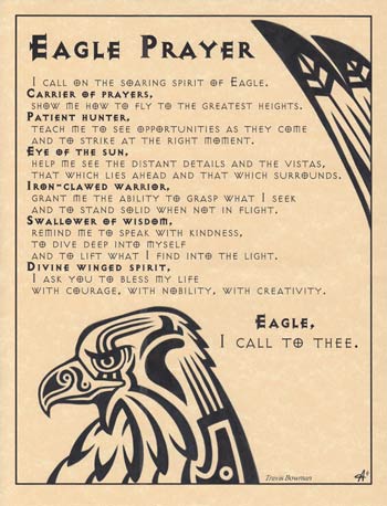 Eagle Prayer Poster