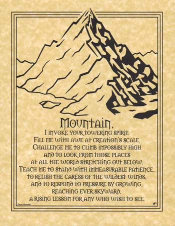 Mountain Prayer Poster