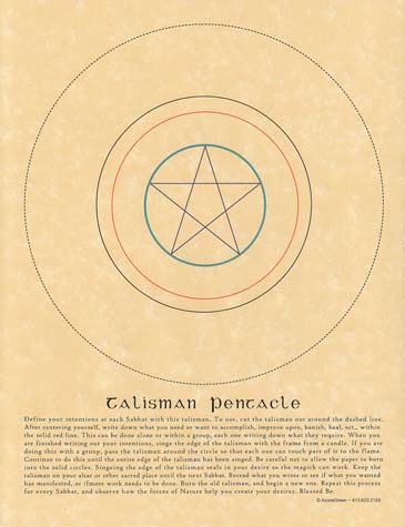 Talisman Pentacle Poster