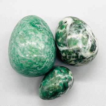 (set Of 3) Jade Yoni Eggs