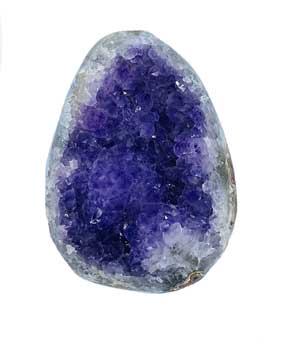 0.9-1.3# Geode Amethyst B Polish