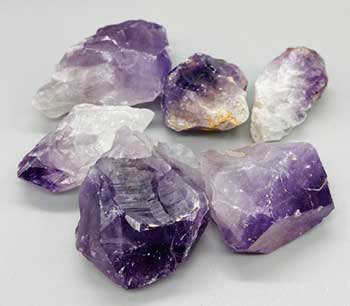 1 Lb Amethyst Rough Points