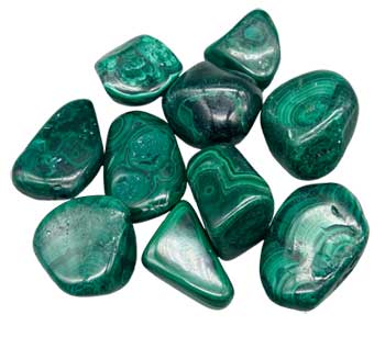 1 Lb Malachite Pebbles