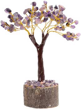 Amethyst Gemstone Tree 160 Beads