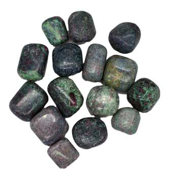 1 Lb Ruby Zoisite With Mica Tumbled Stones