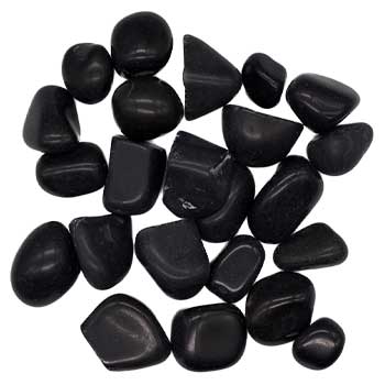 1 Lb Tourmaline, Black Tumbled Stones