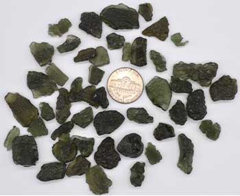 25.3gms Moldavite Untumbled