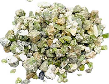 1 Lb Peridot 5-10mm Untumbled Stones