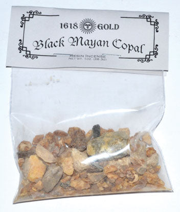 Black Mayan Copal Granular Incense 1oz