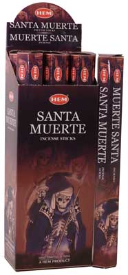 Santa Muerte Hem Stick 20 Pack