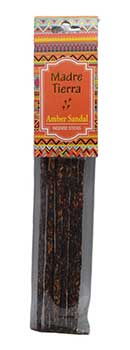 8/pk Amber Sandal Madre Tierra Incense Stick