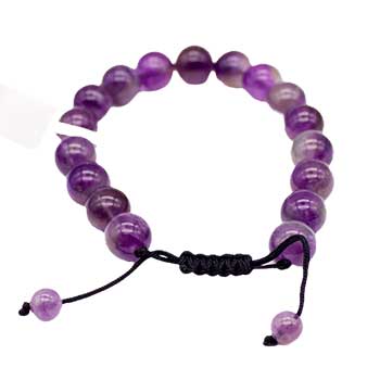 10mm Amethyst Bracelet