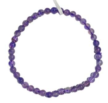 4mm Amethyst Bracelet