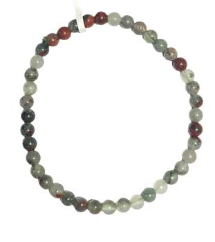 4mm Bloodstone Bracelet