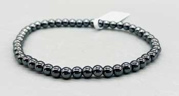 4mm Hematite Bracelet