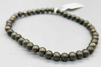 4mm Pyrite Bracelet