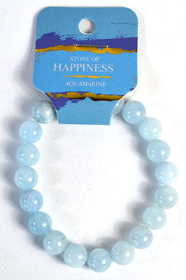 8mm Aquamarine Bracelet