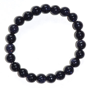 8mm Blue Goldstone Bracelet