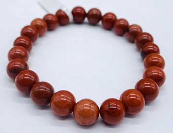 8mm Jasper, Red Bracelet