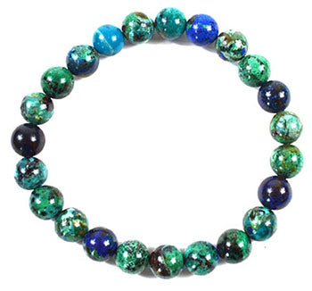 8mm Azurite/ Malachite