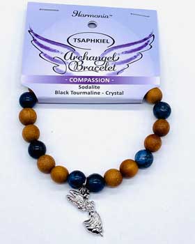 8mm Archangel Tsaphkiel Compassion Bracelet