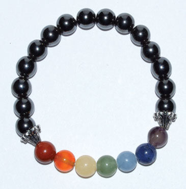 8mm Chakra/ Hematite