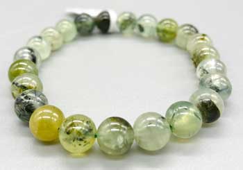 8mm Prehnite Bracelet