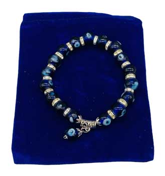 8mm Evil Eye Bracelet