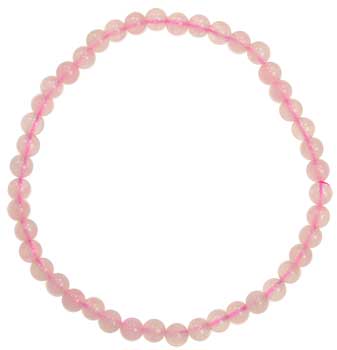 4mm Rose Quartzstretch Bracelet