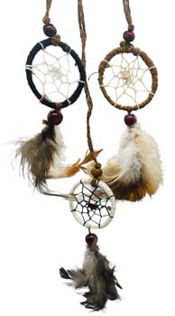 (set Of 6) 1 1/2" Dreamcatcher