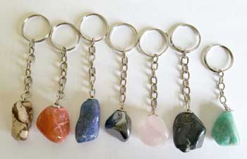 Various Stones Keychain