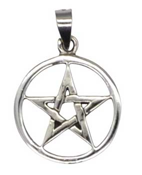 3/4" Pentagram Sterling