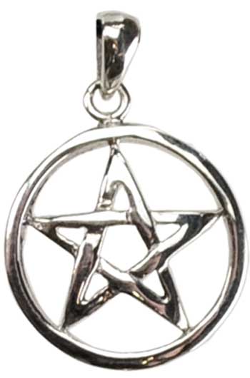 3/4" Pentagram Sterling