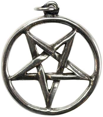 Pentagram Inverted Pewter