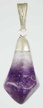 Amethyst Tumbled Pendant