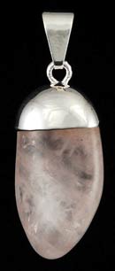 Rose Quartz Tumbled Pendant