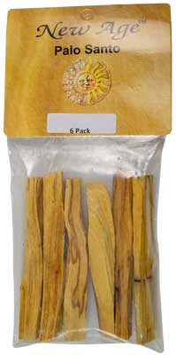 6 Pack Palo Santo Smudge Sticks 3 1/2" - 4"