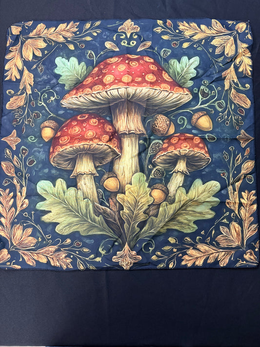 The Mystic Woodland Mushroom Altar Cloth