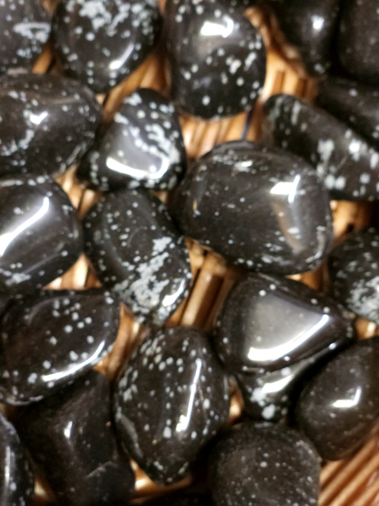 Snowflake Obsidian Tumbled Stone